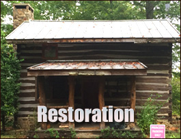 Historic Log Cabin Restoration  Hopkins County, Kentucky